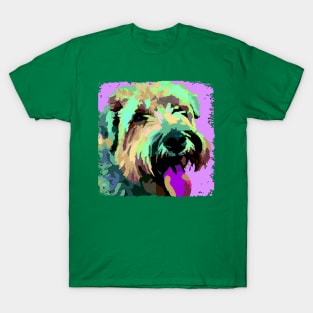 Soft Coated Wheaten Terrier Pop Art - Dog Lover Gifts T-Shirt